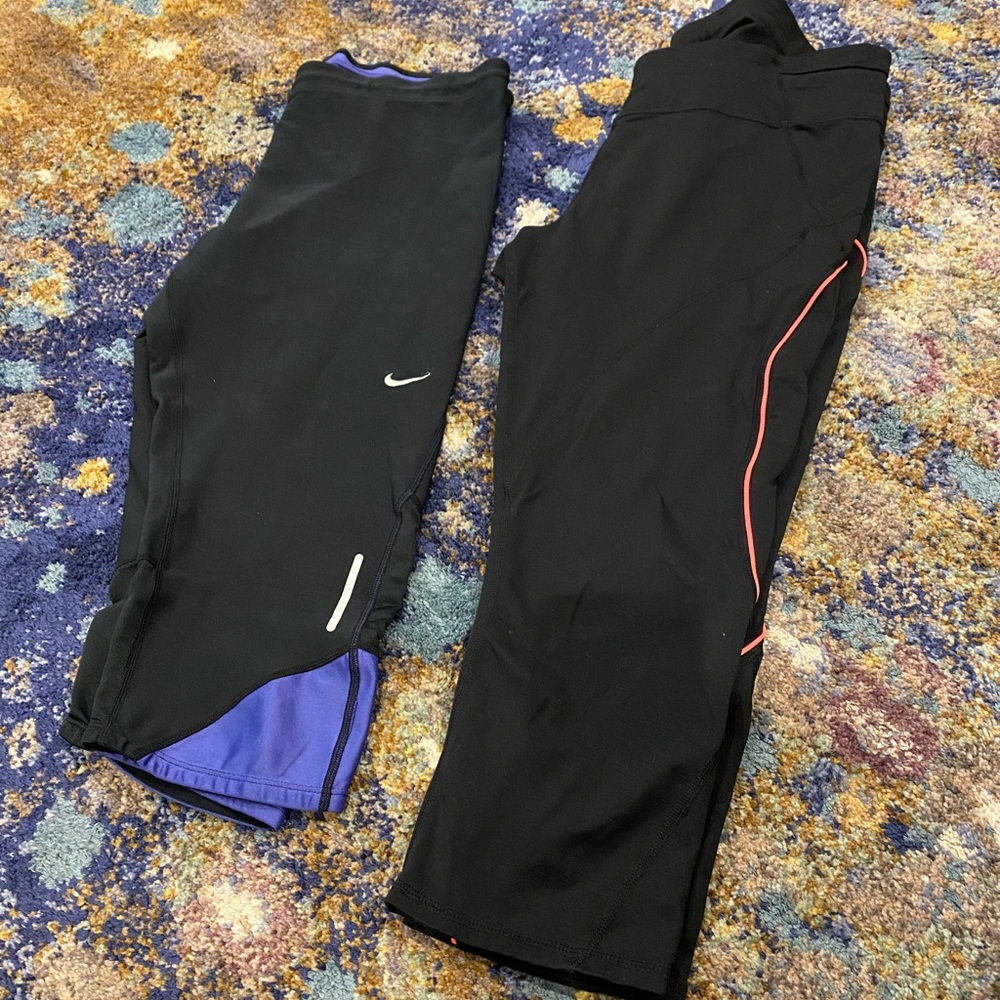 1 pair Nike leggings 1 pair GAP size Large